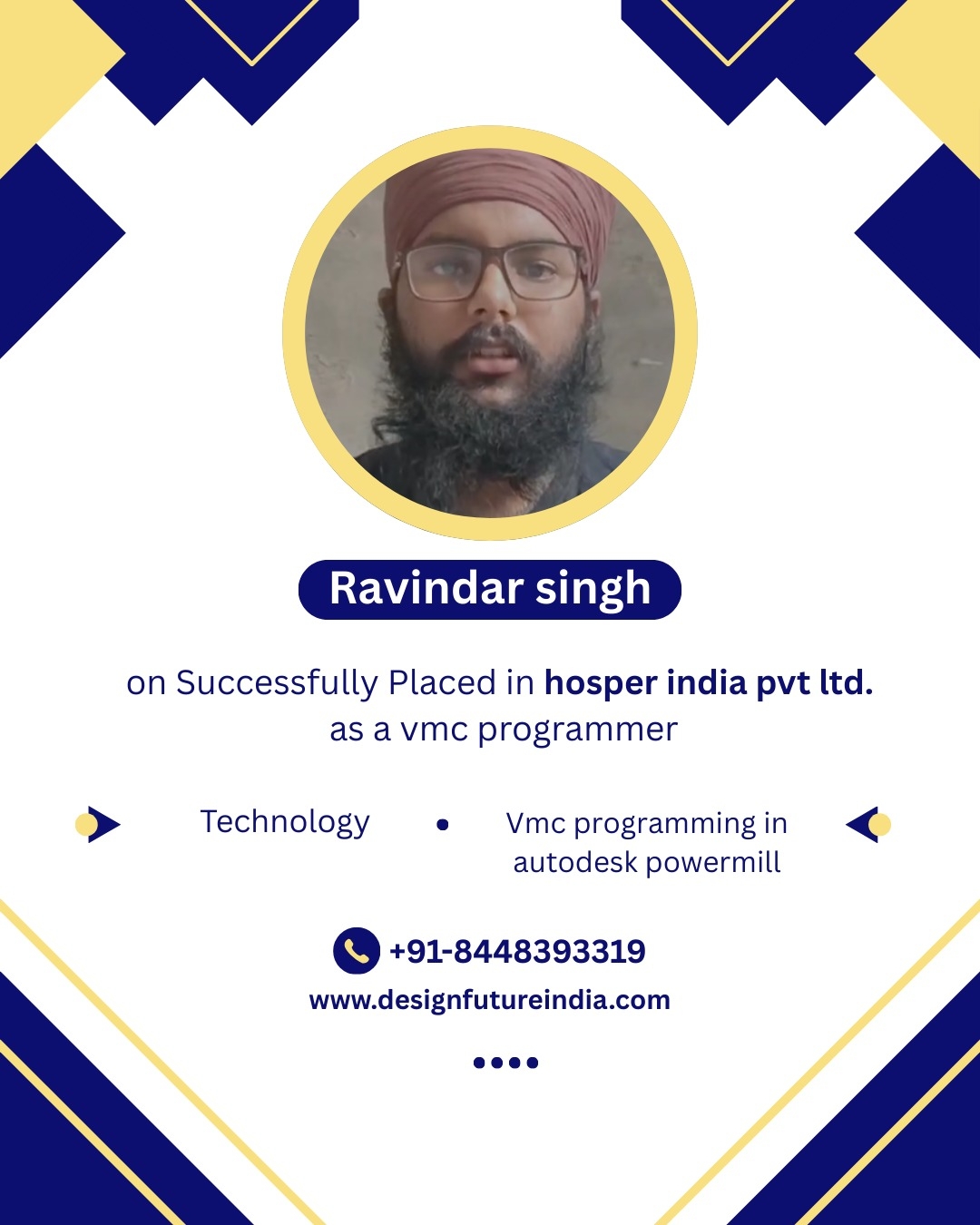 Placement certificate 2