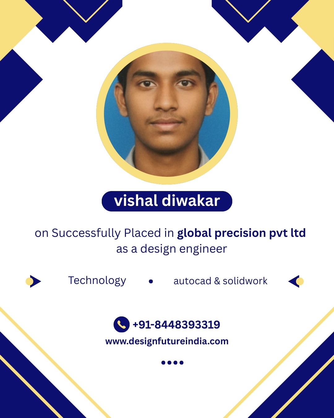 Placement certificate 1